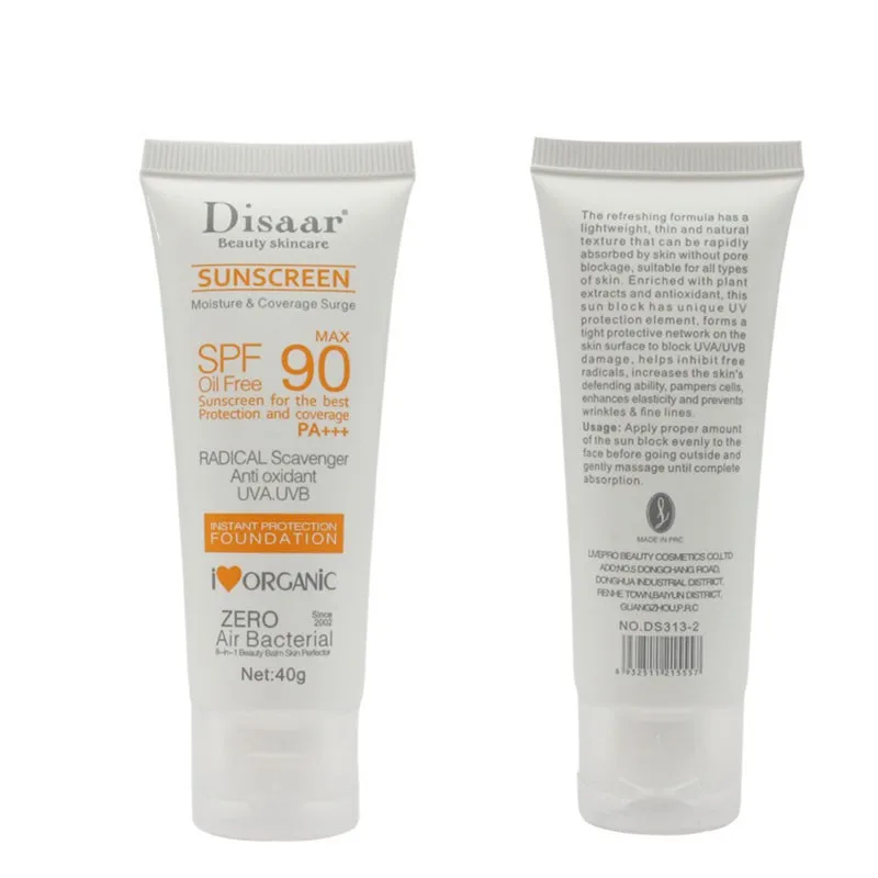Новый солнцезащитный крем для лица ухода за кожей Spf Max 40 г масло бесплатный