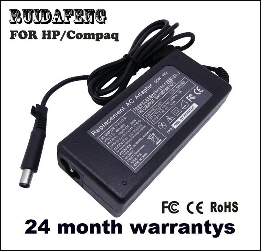 Ноутбук AC адаптер Зарядное устройство для ноутбука HP Pavilion dv3 dv4 dv5 g4 g6 g7 90W 19V 4.74A|ac