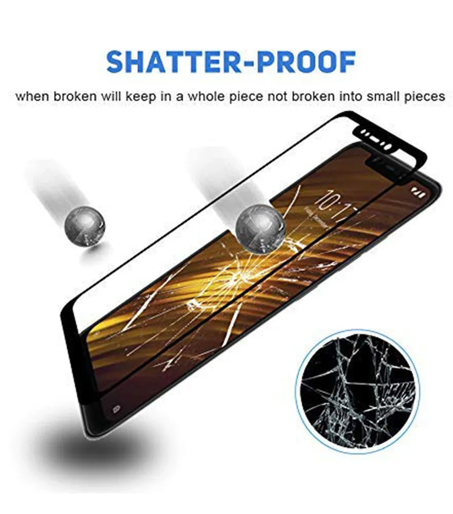 2.5D Закаленное стекло премиум класса для Xiaomi A1 Pocophone F1 Mi 8 SE A2 Lite redmi Note 5 Pro S2 защита
