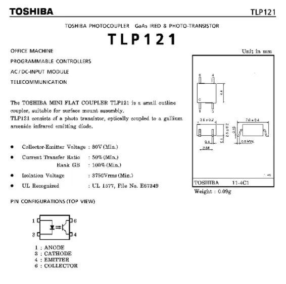 50 ⑤ упак. TLP124 TLP560J TLP160G TLP120GB TLP115A TLP127 TLP121 TLP120 TLP160 TLP560 новые в наличии TOS