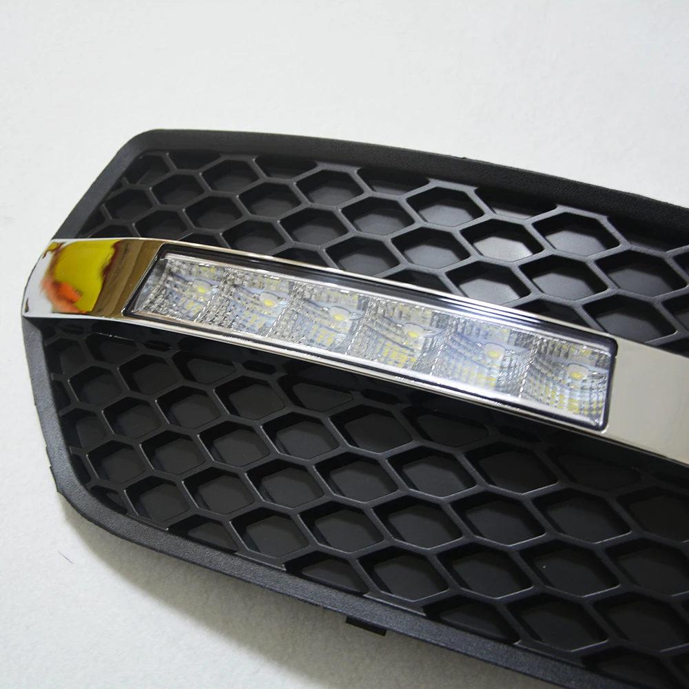 ECAHAYAKU 1 комплект DRL Для Audi Q5 2009 2010 2011 2012 светодиодный Противотуманные фары дневного