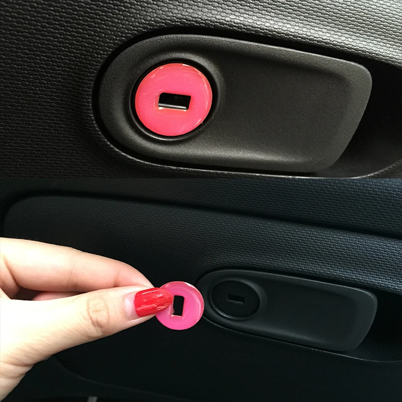 Смарт 453 fortwo автомобильные наклейки для интерьера автомобиля Copilot Glovebox Keyhole