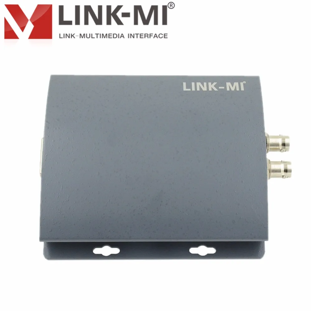 LINK MI PSD01 Профессиональный преобразователь SD/HD/3G SDI в DVI поддерживает аналоговый