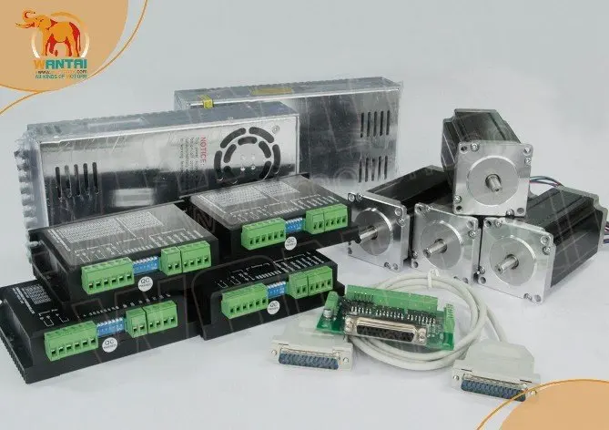 Бесплатная доставка в Россию! 4-осевой шаговый двигатель Wantai Nema23 57BYGH115-003B двойной