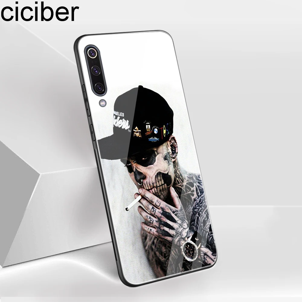 Ciciber для Xiaomi MI 9 8 6X A2 MIX 2 2S Poco F1 стеклянные чехлы телефонов Redmi Note 7 6 5 Pro Plus Marvel DC