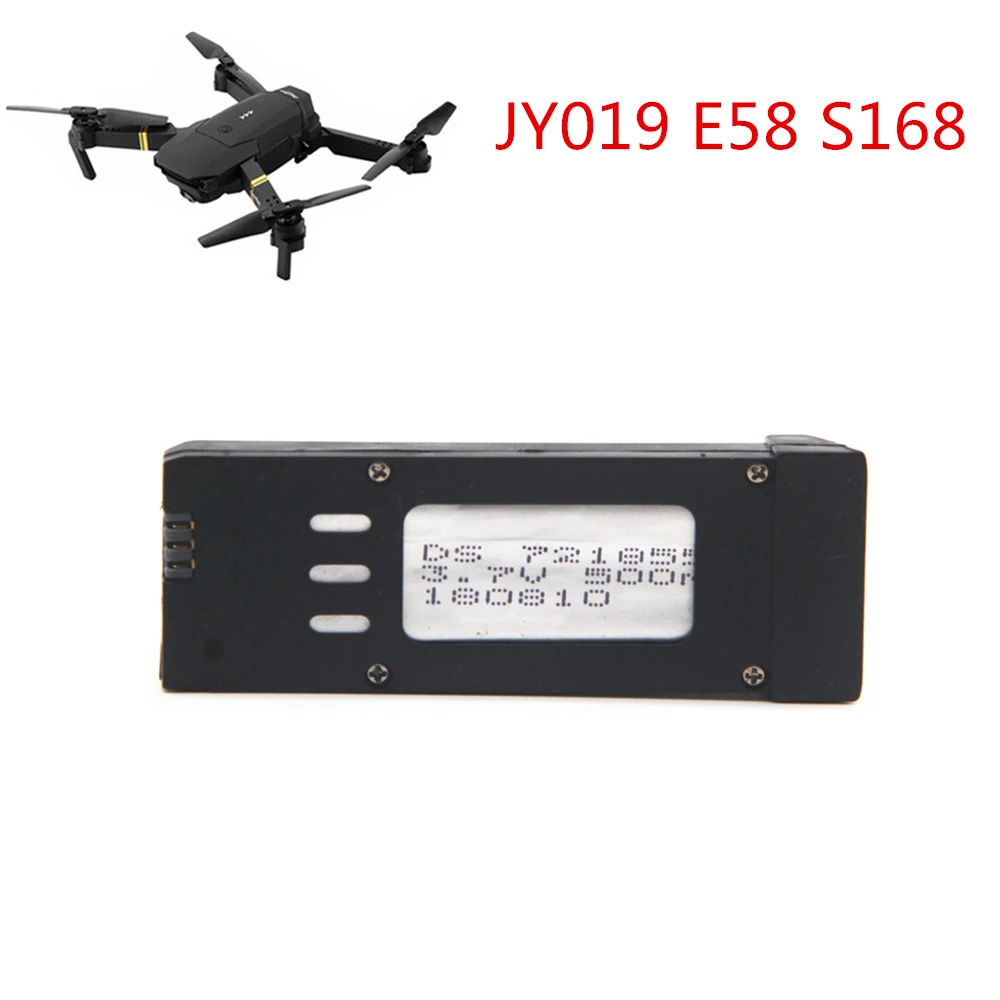 

3.7V Lipo Battery For Eachine E58 S168 JY019 RC Drone Quadcopter Spare Parts Replace Rechargeable Battery 3.7v 500mAh Battery