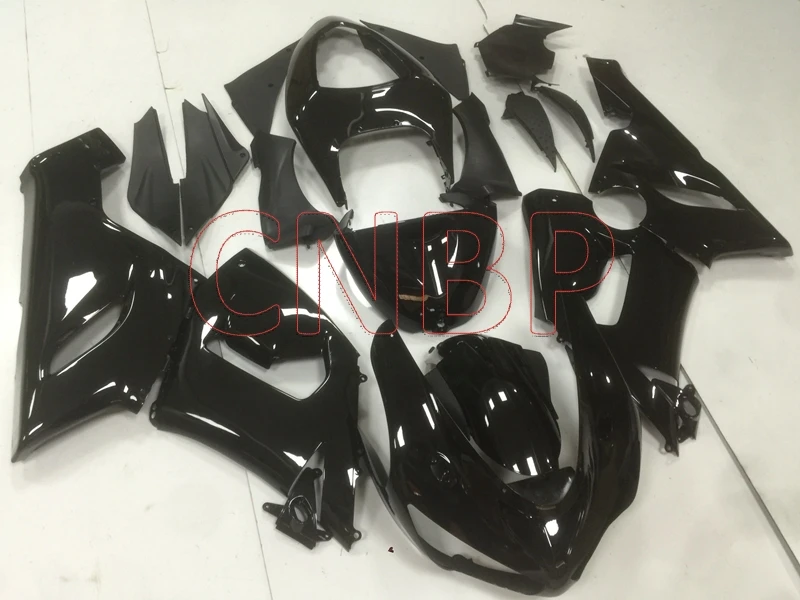 Обтекатели для Ninja ZX 6r 2005 2006 черный корпус ZX6r 636 Пластиковые обтекатели Kawasaki 06 без