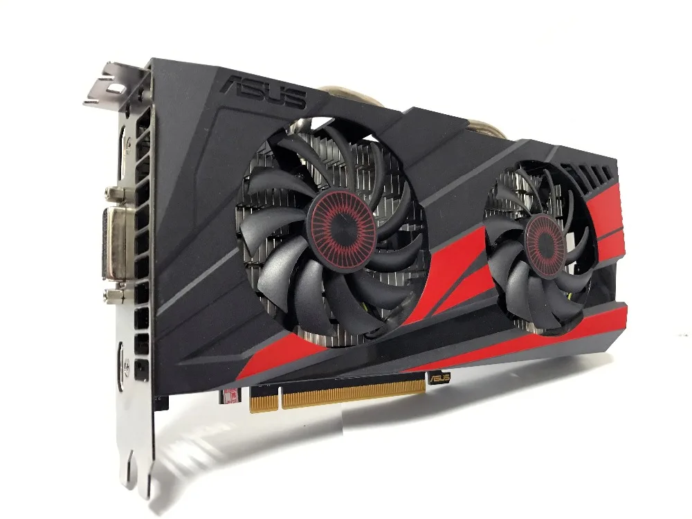 Оригинальная Видеокарта ASUS GTX960-DC2OC-2GD5 GTX 960 2 Гб 128 бит GDDR5 видеокарты для nVIDIA VGA Geforce Hdmi Dvi игры GTX960