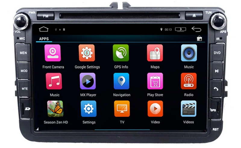 Android 5 1 автомобильная навигация GPS DVD для VW/Volkswagen/Passat/POLO/GOLF/Skoda/Seat с радио BT USB AUX SD MP3
