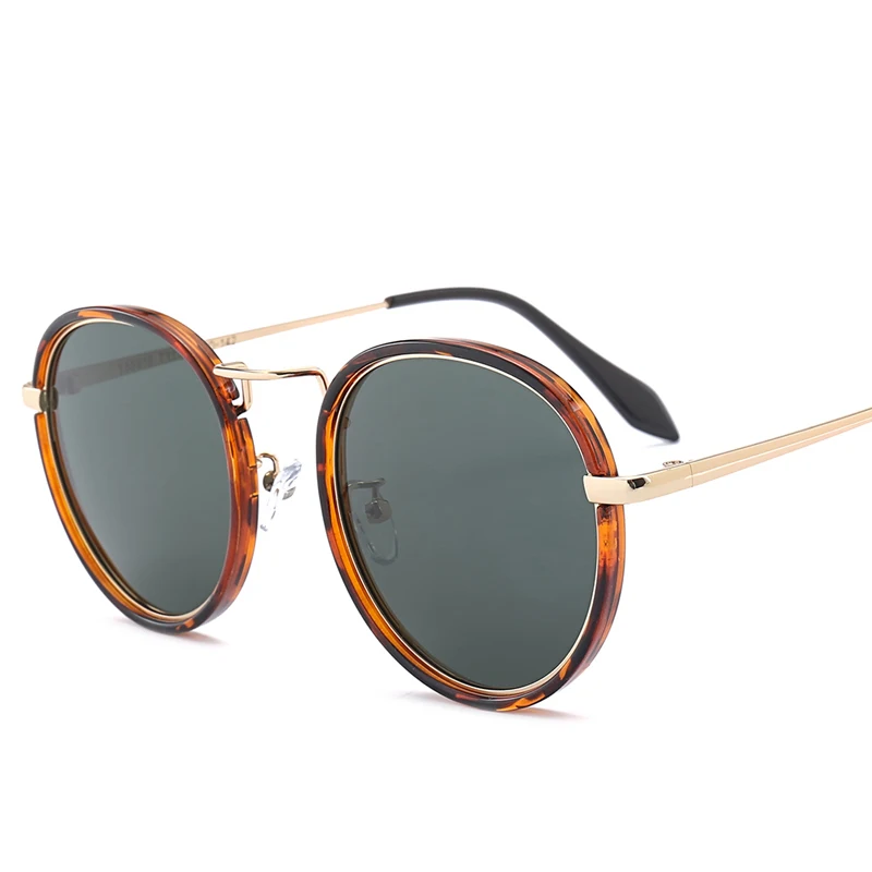Gafas Mujer поляризованные солнцезащитные очки мужские круглые женские Occhiali Bril |