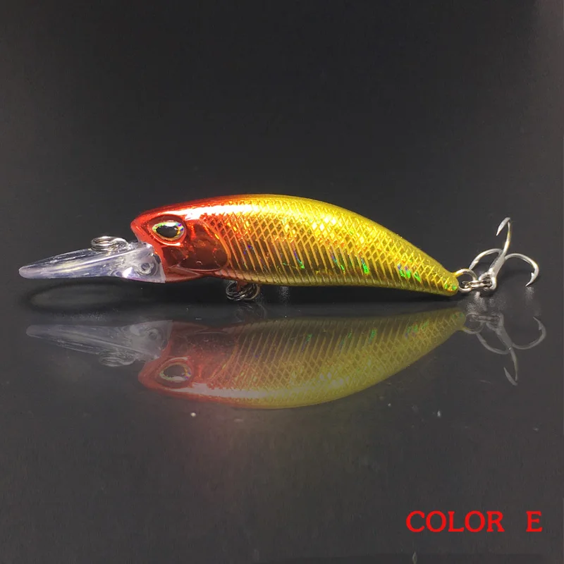 E 1 шт. мини приманка Swimfish воблер 6,5 см/4,5 г Гольян Рыбная приманка вобблер Isca художественная жесткая приманка для приманки - Цвет: E