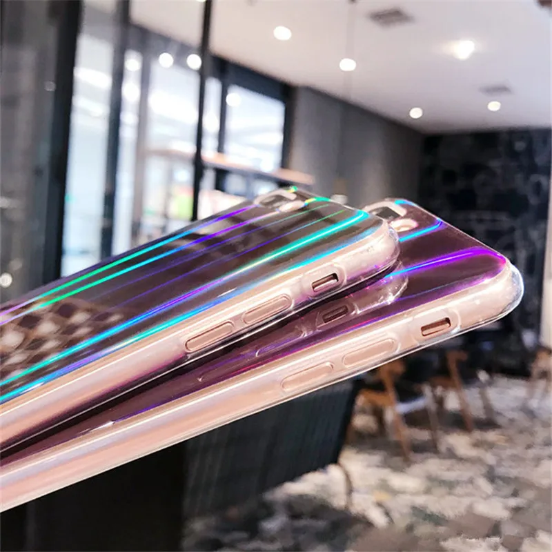 Glitter Laser Mirror Case for Xiaomi Mi 9 8 SE A1 A2 Lite Glossy For Redmi Note 7 5 Pro S2 Plus 6 6A Soft Cover |