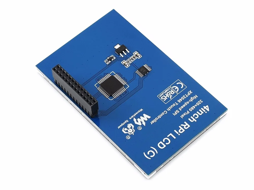 4 дюймовый ЖК дисплей RPi (C) 480x320 125 МГц высокоскоростной SPI TFT для Raspberry Pi