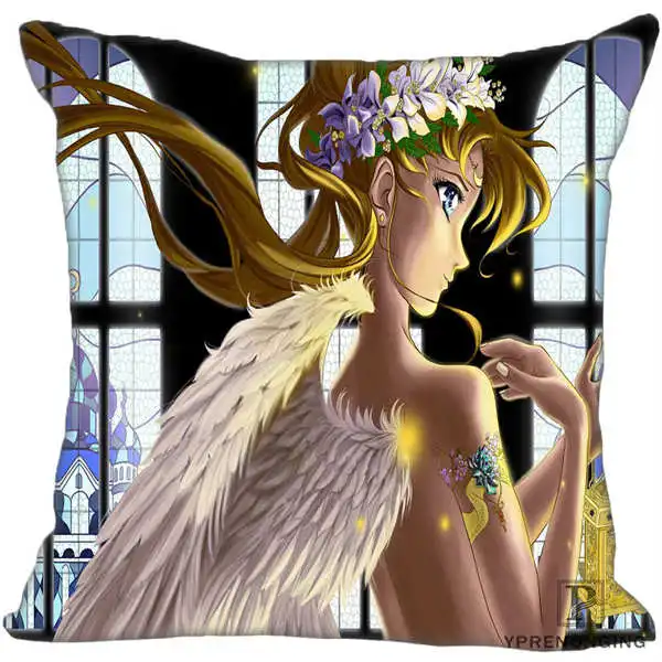 Square Pillowcases На Заказ Красивая наволочка Сейлор Мун Аниме квадратная молния наволочка(одна сторона) 180522-17-34 - Цвет: Square Pillowcases
