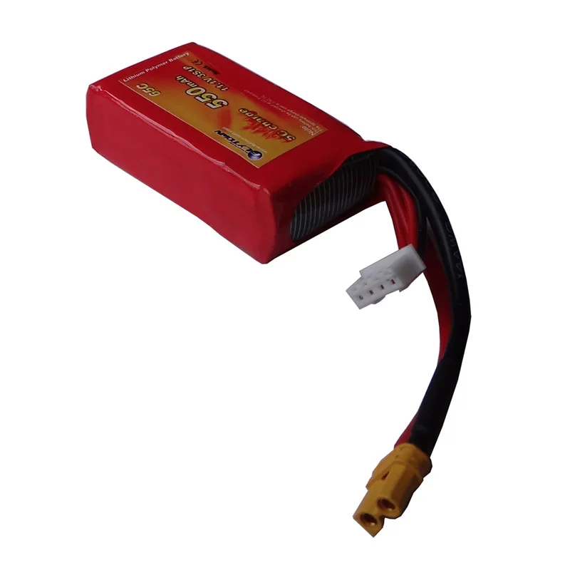 Flytown 550 mAh 65C 2 S 7 4 V 3 11 1 Lipo батарея с вилкой XT30 для RC FPV гоночный Дрон Квадрокоптер