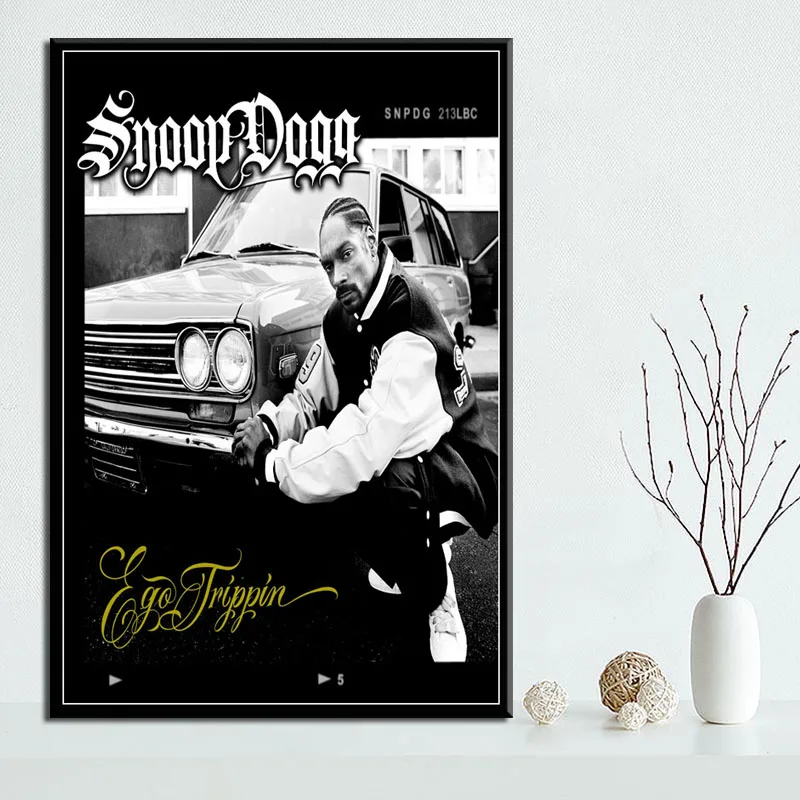 P629 Snoop Dogg Doggystyle Tha Doggfather Neva левая Горячая Альбомы для музыкальных выступлений, для чтения рэпа хип-хоп художественная живопись Шелковый Холст плакат настенный домашний декор