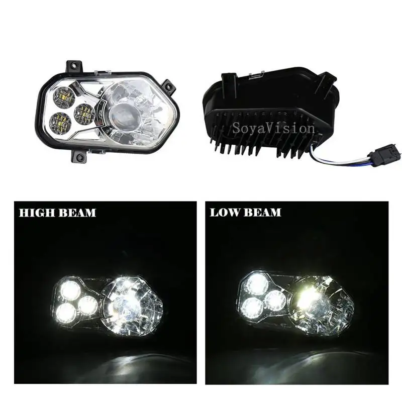 Аксессуары для ATV светодиодные фары Atv Polaris RZR XP 900 новые светодиодный ные черные