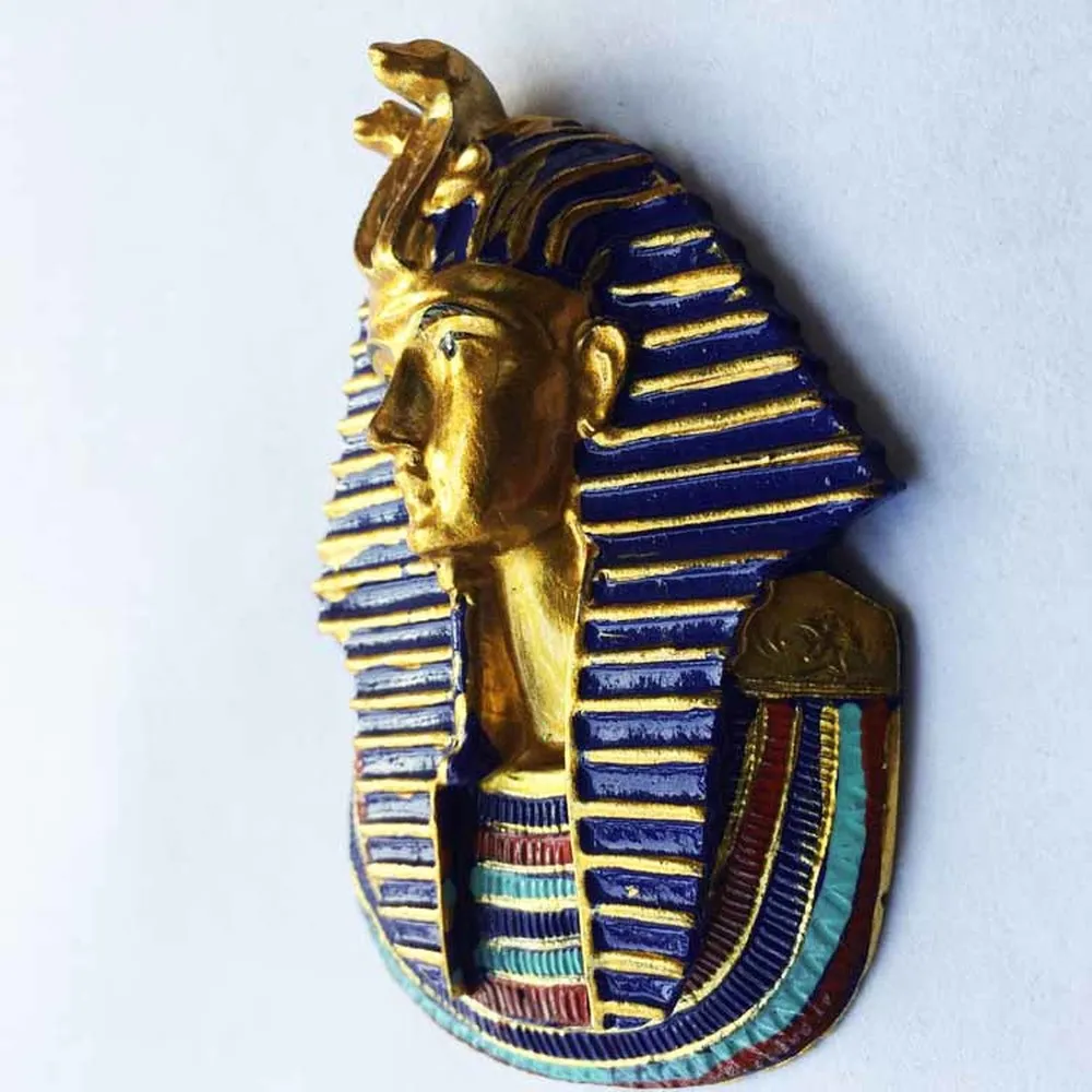 3D Resin Egyptian Pharaoh Fridge Magnet Egypt Tousit Souveirs Refrigerator Magnets Kitchen Magnetic Sticker Home Decorations | Дом и сад