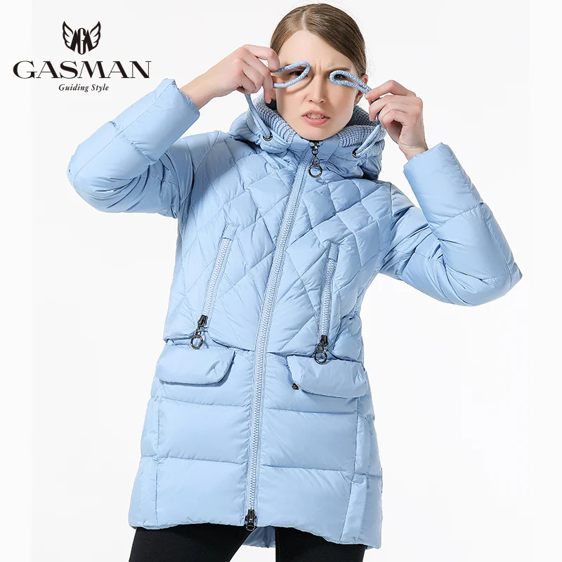 2019 открытое теплое пальто Средней Длинны Модный зимний Женский Пуховик с