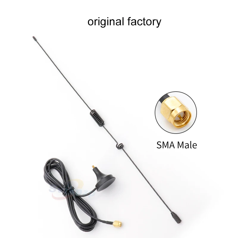 Universal Car 433mhz Antenna 5dBi SMA Connector SMA-J Male Aerial Magnetic Base Sucker Antennas Signal Boost with Cable