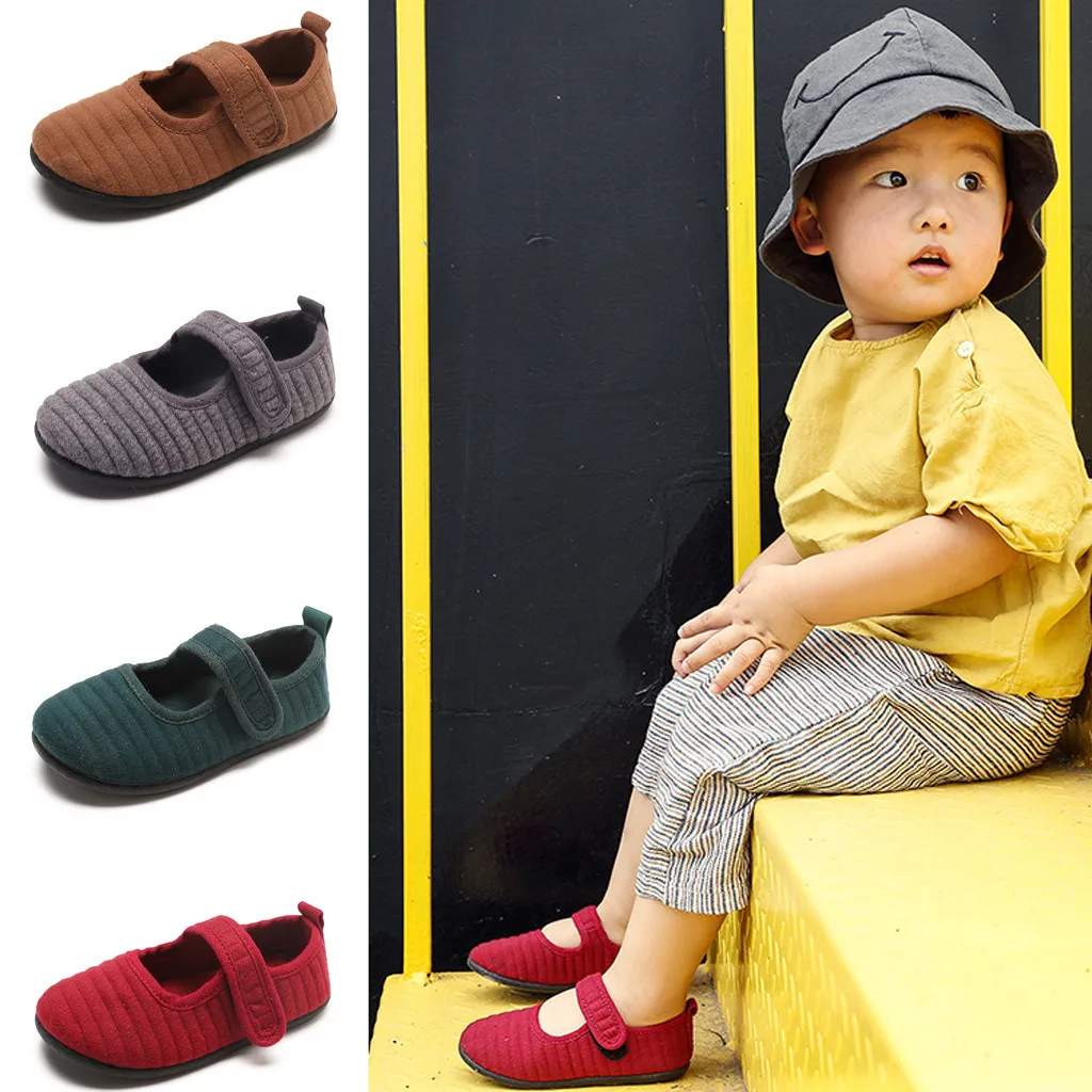SAGACE Hook &amp Loopkid Kid Shoes Children Girls Casual Slip-on School Outdoor Single For Baby Girl Boys | Детская одежда и обувь