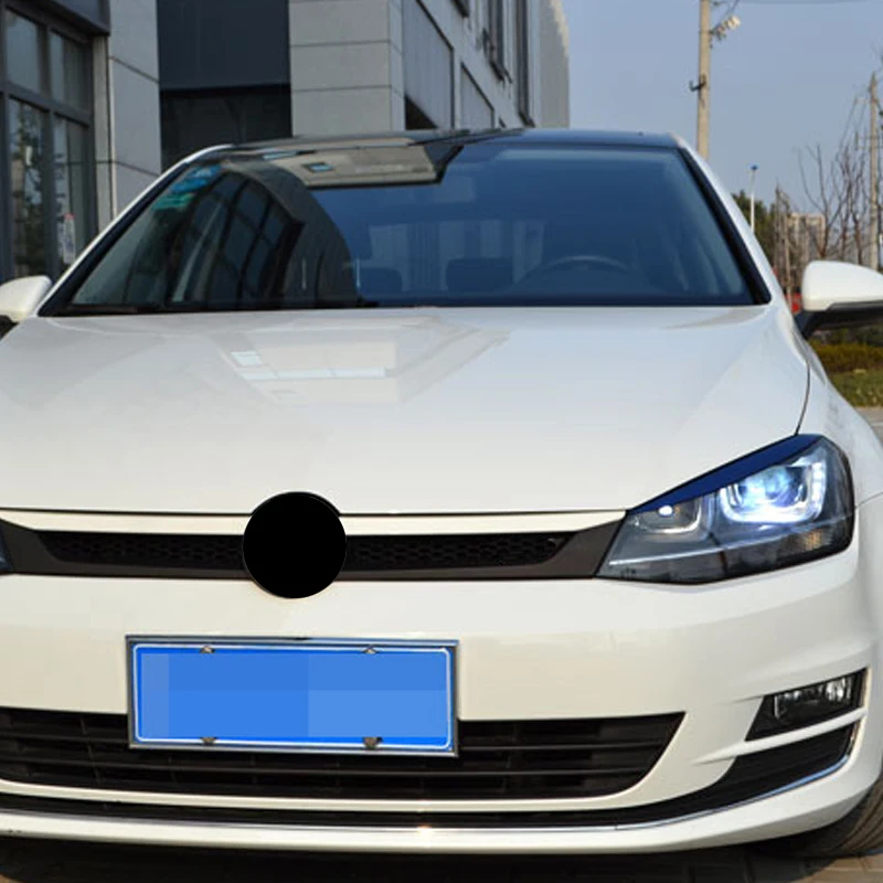 Хромированная накладка Carmonsons на фары веки для бровей Стикеры Volkswagen VW Golf 7 MK7 GTI