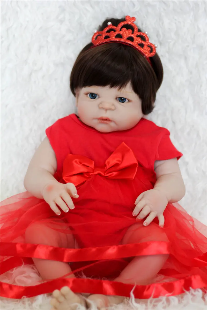 Хорошая цена, 22 дюйма, Reborn Baby Doll, одежда для 55 см, силиконовая Reborn Baby Doll, горячая Распродажа, кукла, аксессуар для реалистичной куклы
