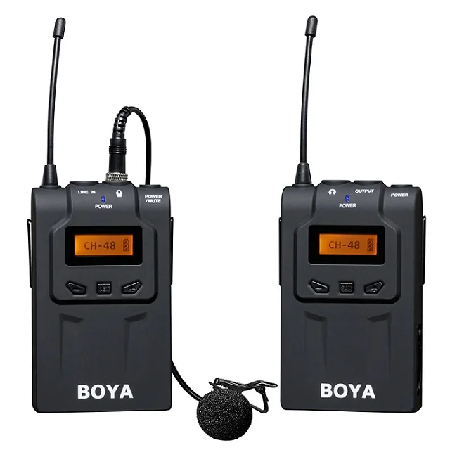 BOYA BY-WM5/WM6/WM8 Камера беспроводные ПЕТЛИЧНЫЕ Микрофон для телефона Системы для Canon 6D 600D 5D2 5D3 Nikon D800 для видеокамеры Sony камера-Регистратор - Цвет: BYWM6