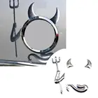 Дьявол Ангел 3D наклейки для автомобиля из ПВХ пользовательский Demon стайлинга автомобилей для VW авто аксессуары