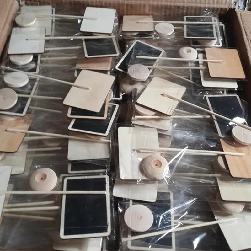 3 шт./лот креативная деревянная мини доска с мелом свадебные украшения настольная