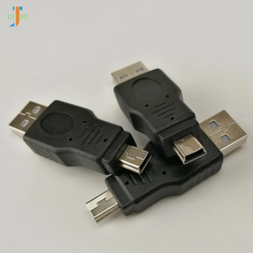 Высокоскоростной USB 2 0 штекер на мини Usb 5pin разъем адаптер для MP3 камеры автомобиля