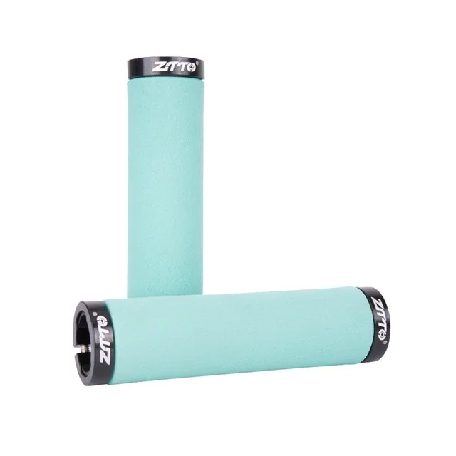 Blue ZTTO 1 пара MTB велосипедная губка прочная ударопрочная противоскользящая ручка Складная велосипедная неподвижная передача BMX с барной вилкой AG36bike запчасти - Цвет: Blue