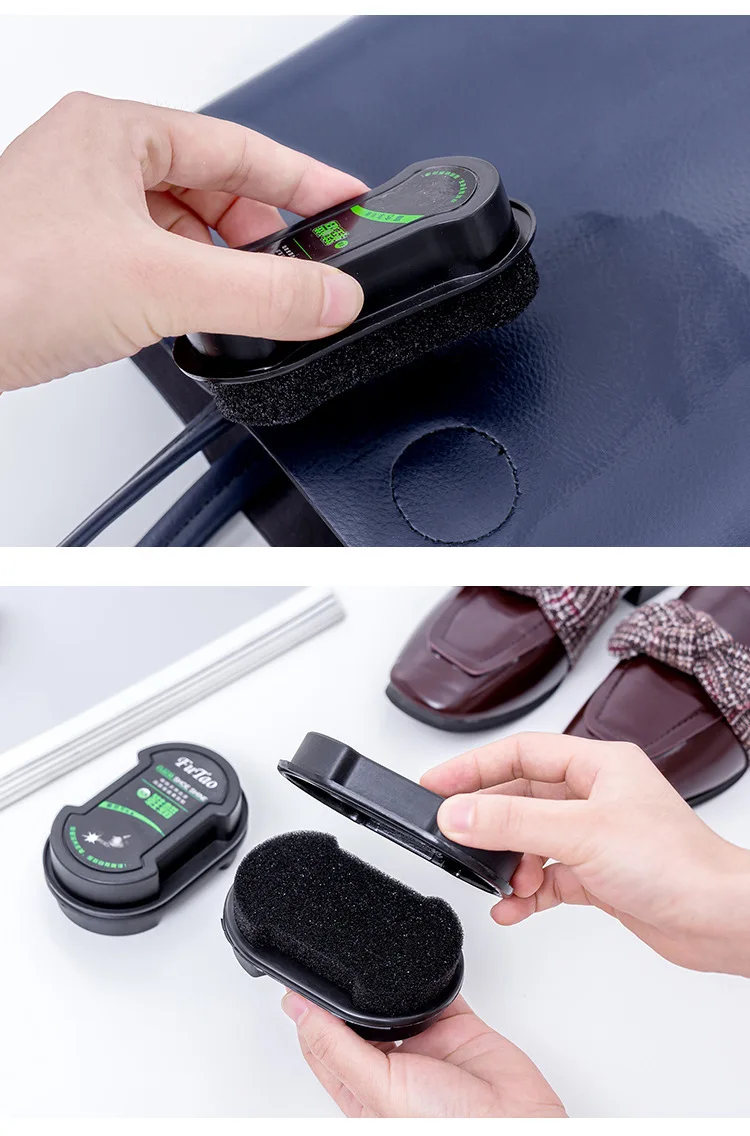 Домашняя Двусторонняя инструменты для полировки кожаной обуви лаковая