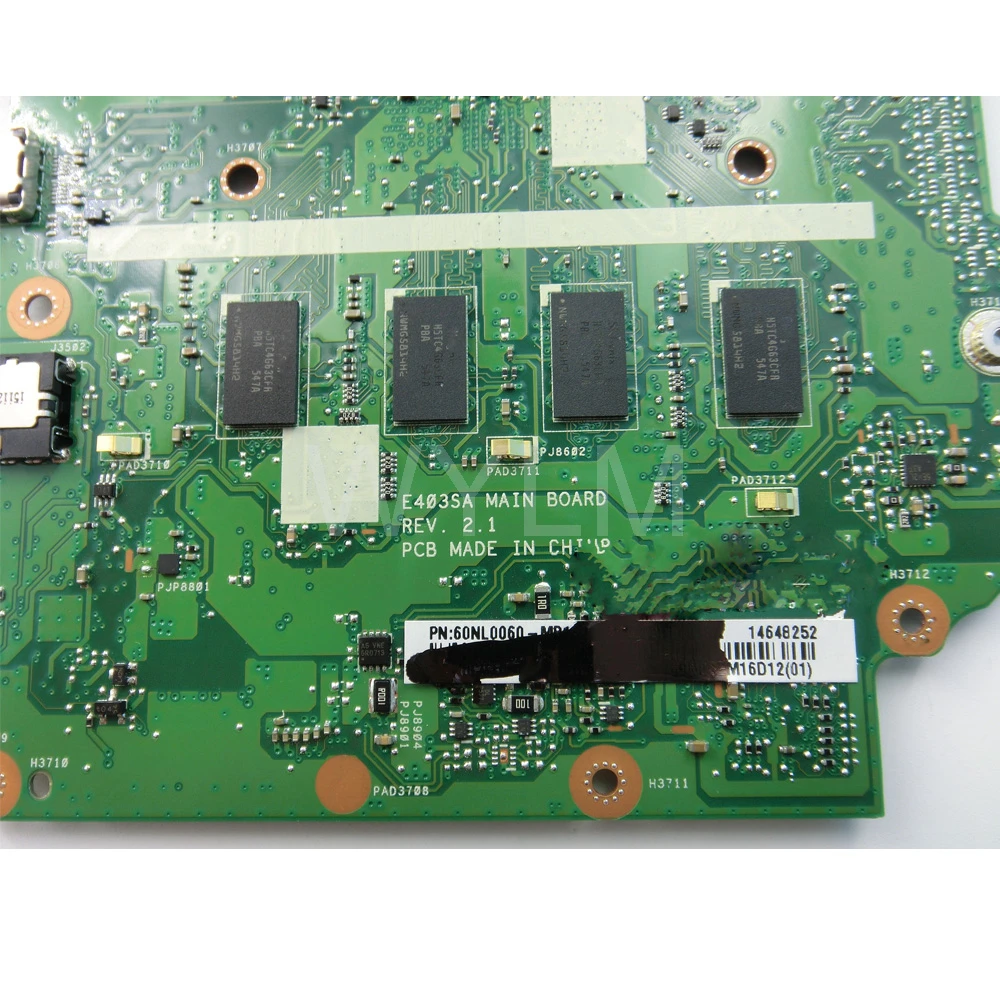 Материнская плата E403SA системная BD._ 4G/N3700U EMMC 64G на плате N3700 процессор 4G памяти SSD