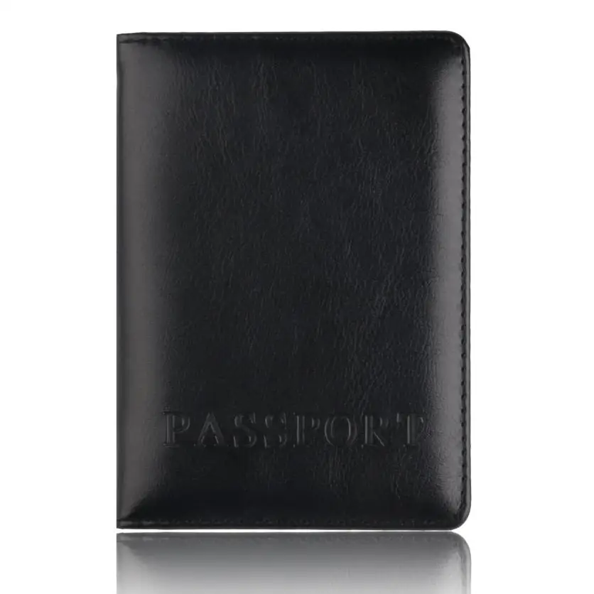 High Quality Fashion Card Holder Passport Protector Wallet Business Soft coinCover Leather Clutch #A30 | Багаж и сумки