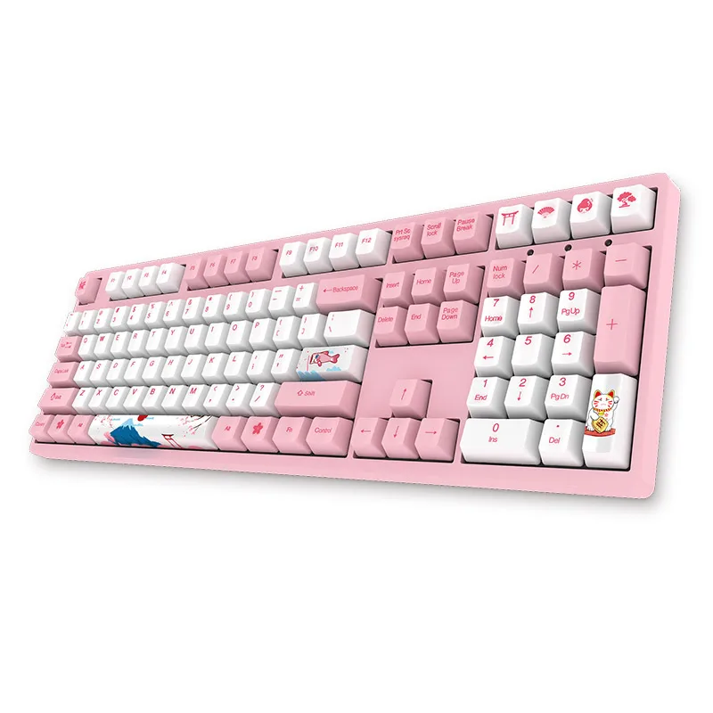 AKKO 3108 V2 тип c Проводная Механическая игровая клавиатура 108 клавиша PBT Keycap World Tour