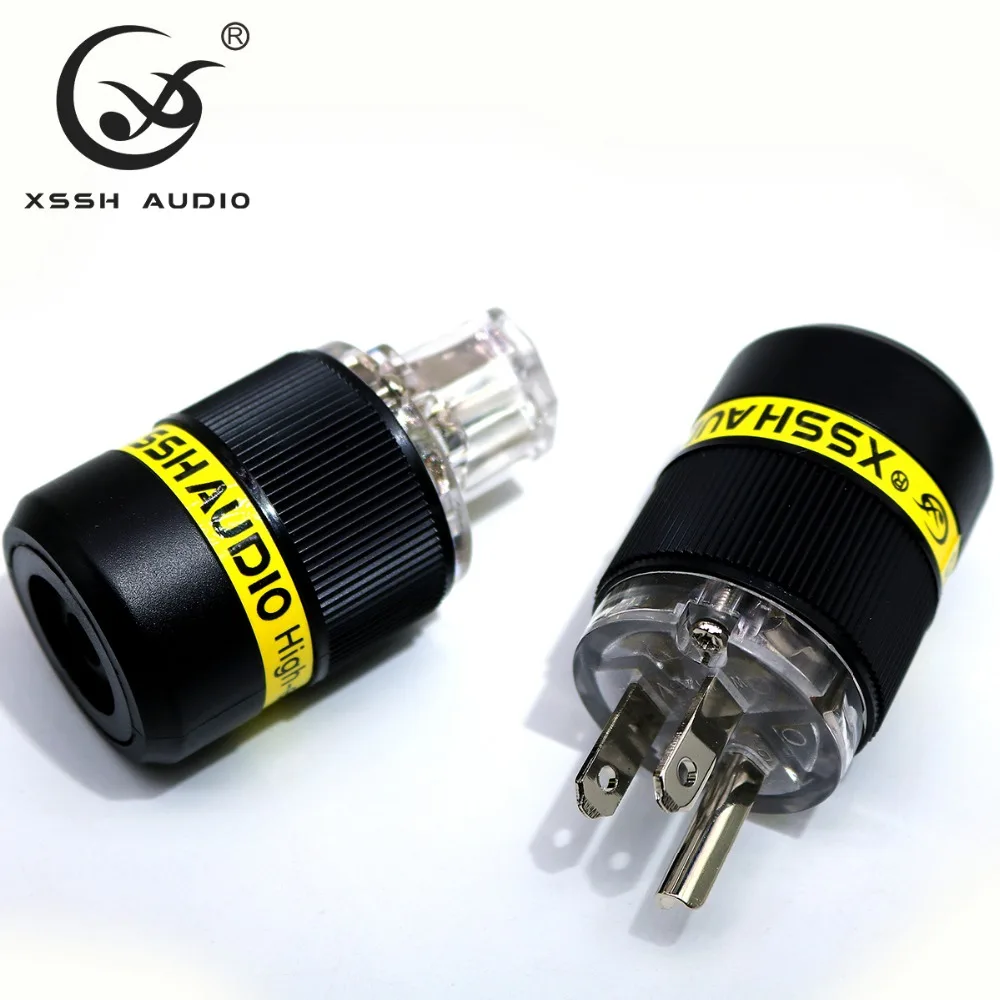 Hi end HIFI Электрический разъем XSSH Audio YIVO с покрытием из чистой меди золото и родий 18