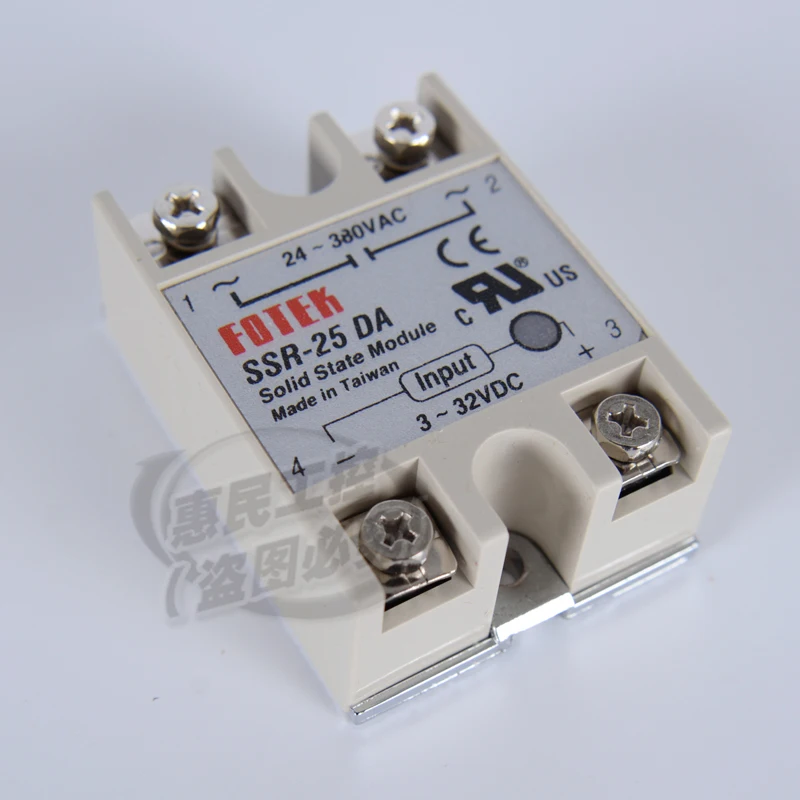 Однофазное твердотельное реле FOTEK модель SSR 25DA 25a постоянного тока класса a