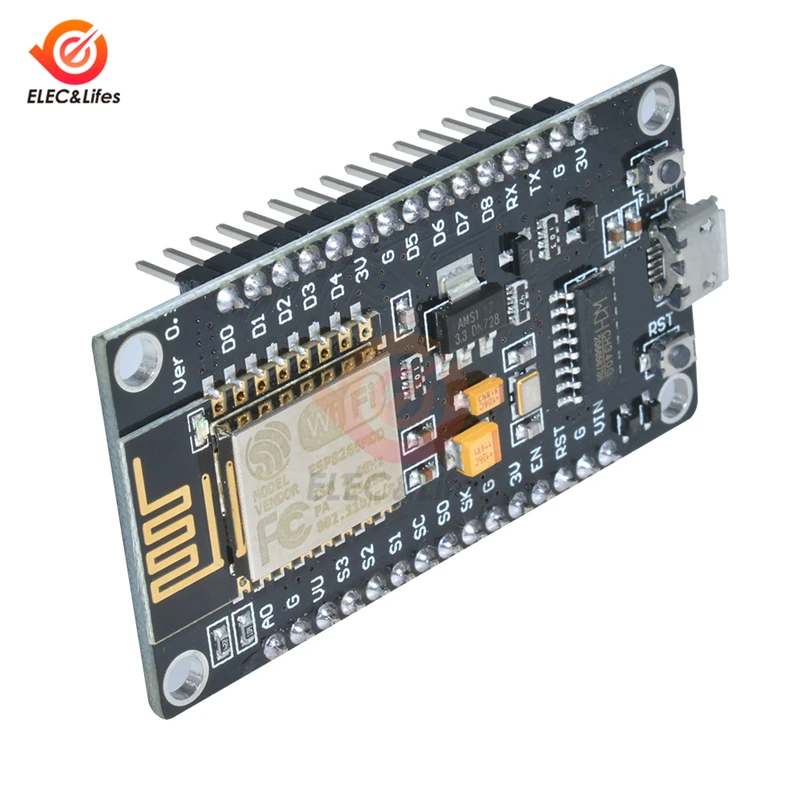 Беспроводной модуль NodeMcu V3 ESP8266 Wi-Fi плата разработки Интернет вещей CH340 Micro USB для