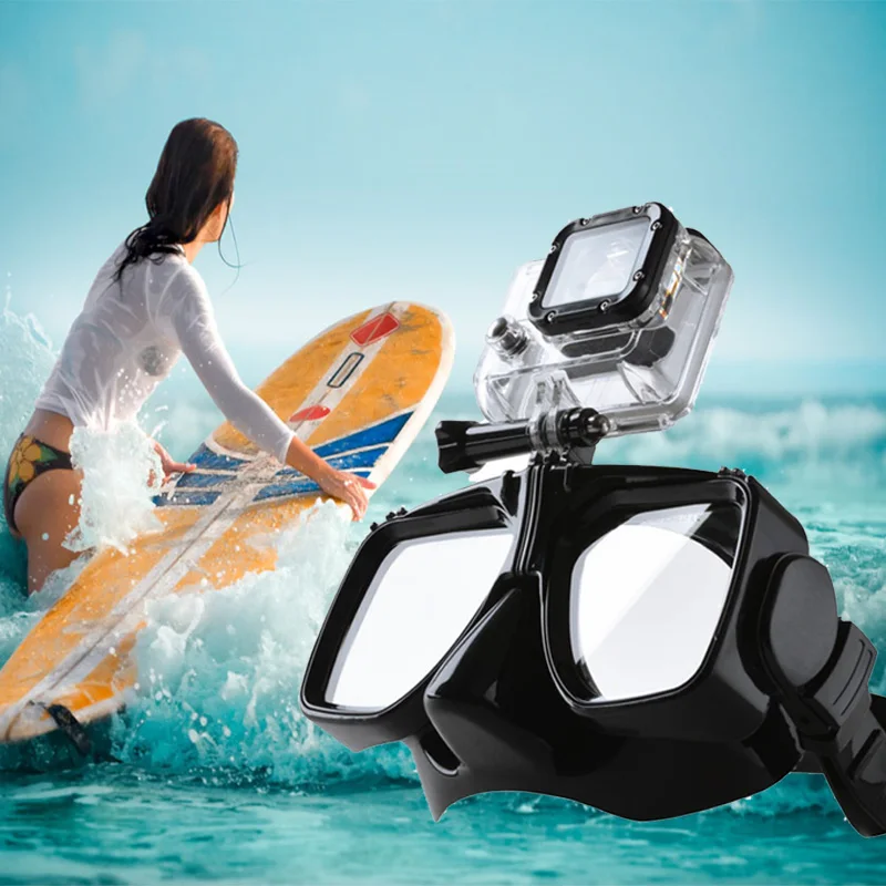 Водонепроницаемые аксессуары Gopro закаленное стекло очки для плавания и дайвинга