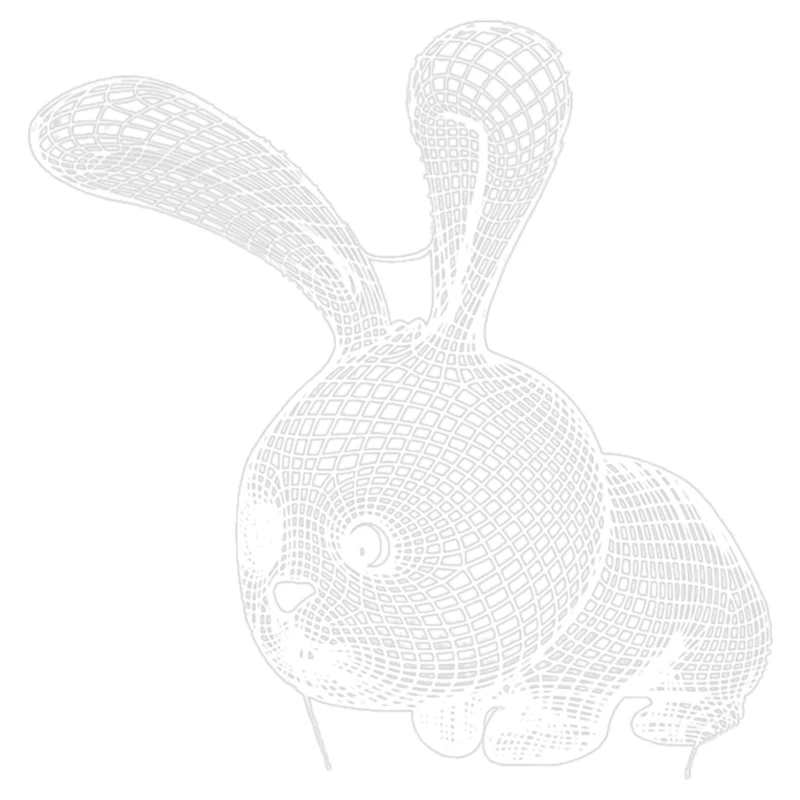Brand New Lovely 3D Rabbit Shape Lamp LED Atmosphere Light with Switch Button as Children Holiday Gifts Best Baby Slee | Освещение