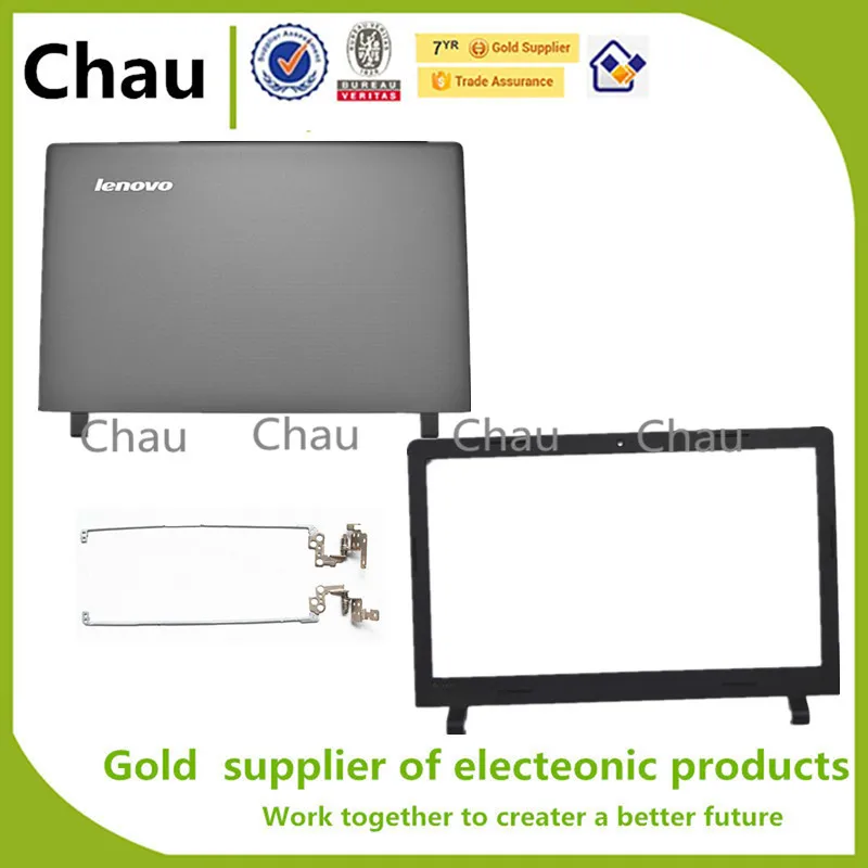 Для lenovo Ideapad 100-15 B50-10 100-15IBY ЖК-задняя крышка в сборе/ЖК-рамка крышка/петли AP1ER000100 AP1HG000200 - Цвет: gray B H