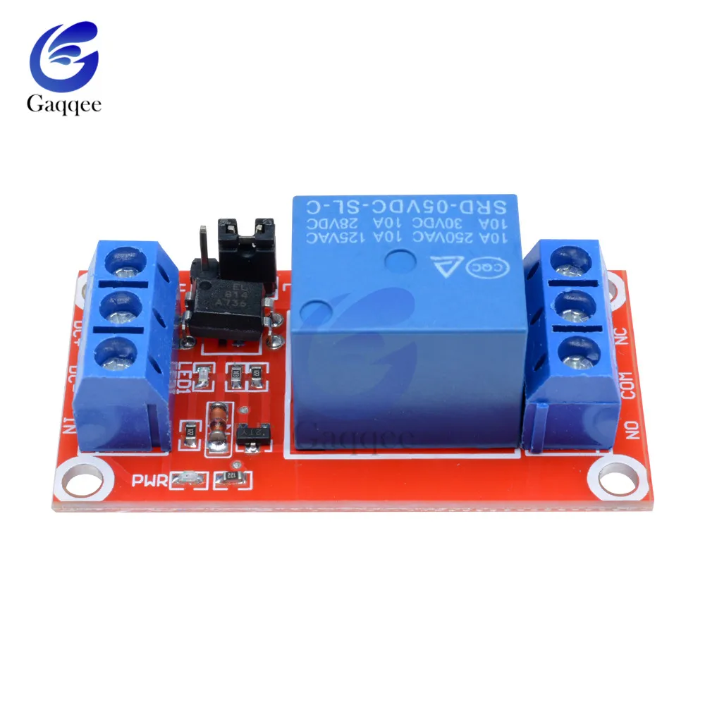 1 канальный релейный Щит постоянного тока 5 в с оптроном для Arduino модуль источника