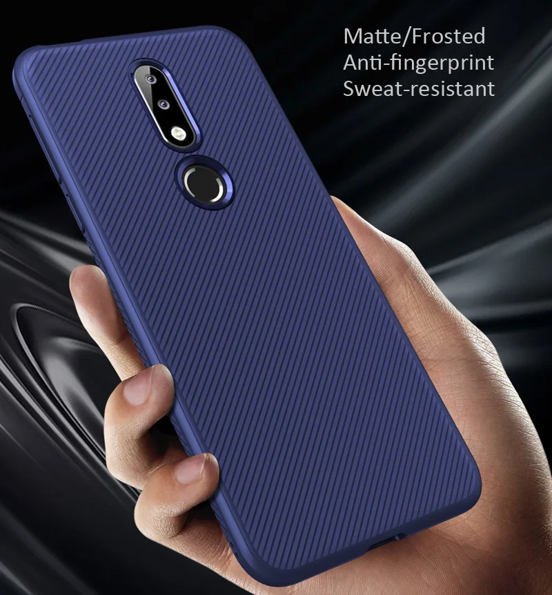 GKK twilled twill чехол для Nokia 7 1 матовый мягкий из ТПУ силиконовый чехол|Чехлы-накладки|