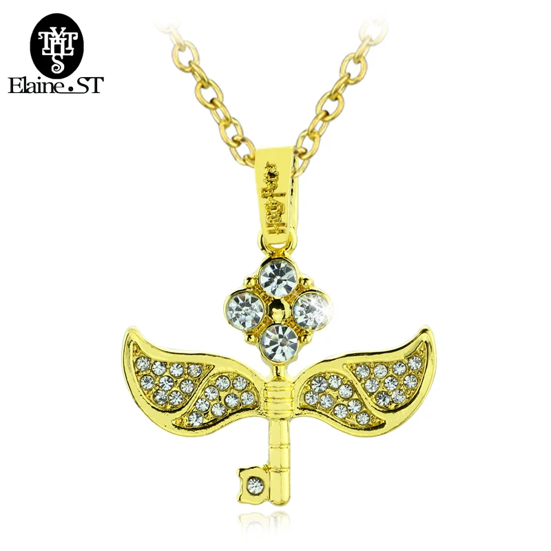 Себе ювелирные изделия Хогвартс Золото Золотой снитч Ожерелья и Подвески Полный