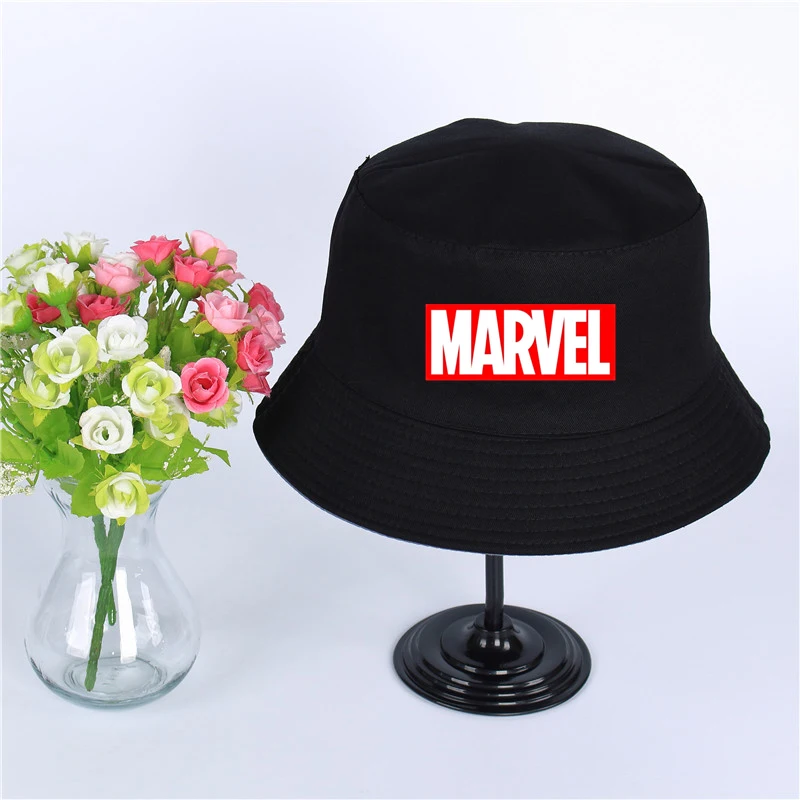Marvel логотип летняя шляпа Женская Мужская Панама дизайн плоский солнцезащитный