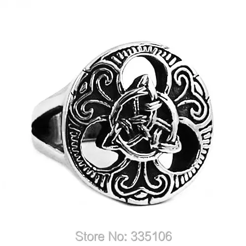 Оптовая продажа Claddagh стиль кельтский узел кольцо 316L ювелирные изделия из