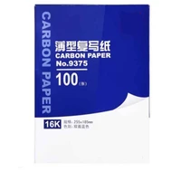 100pcsbox 9374 32k 18 5cmx12 7cm blue carbon stencil transfer paper double sided hand pro copier tracing hectograph repro