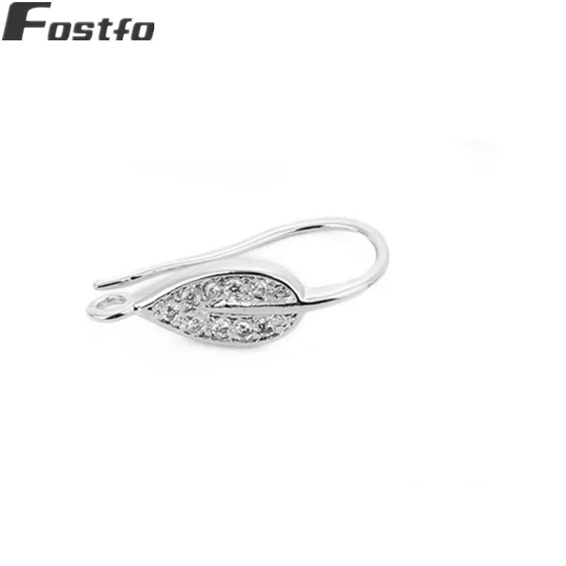 Женские u образные серьги Крючки Fostfo 2 шт./лот 1*2 см в форме листа для