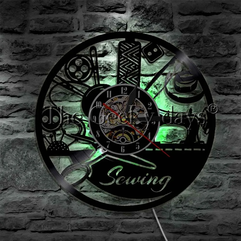 1 шт Персонализированная швейная машина для швейных изделий ручной работы подарок красочное обесцвечивание швейная USB настенная лампа
